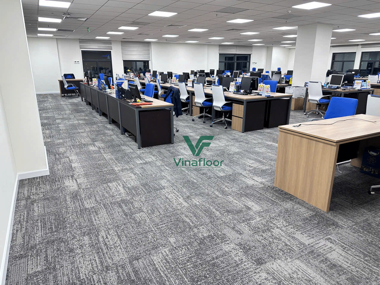 Công trình Thảm Văn Phòng Tại Ngân hàng Sacombank